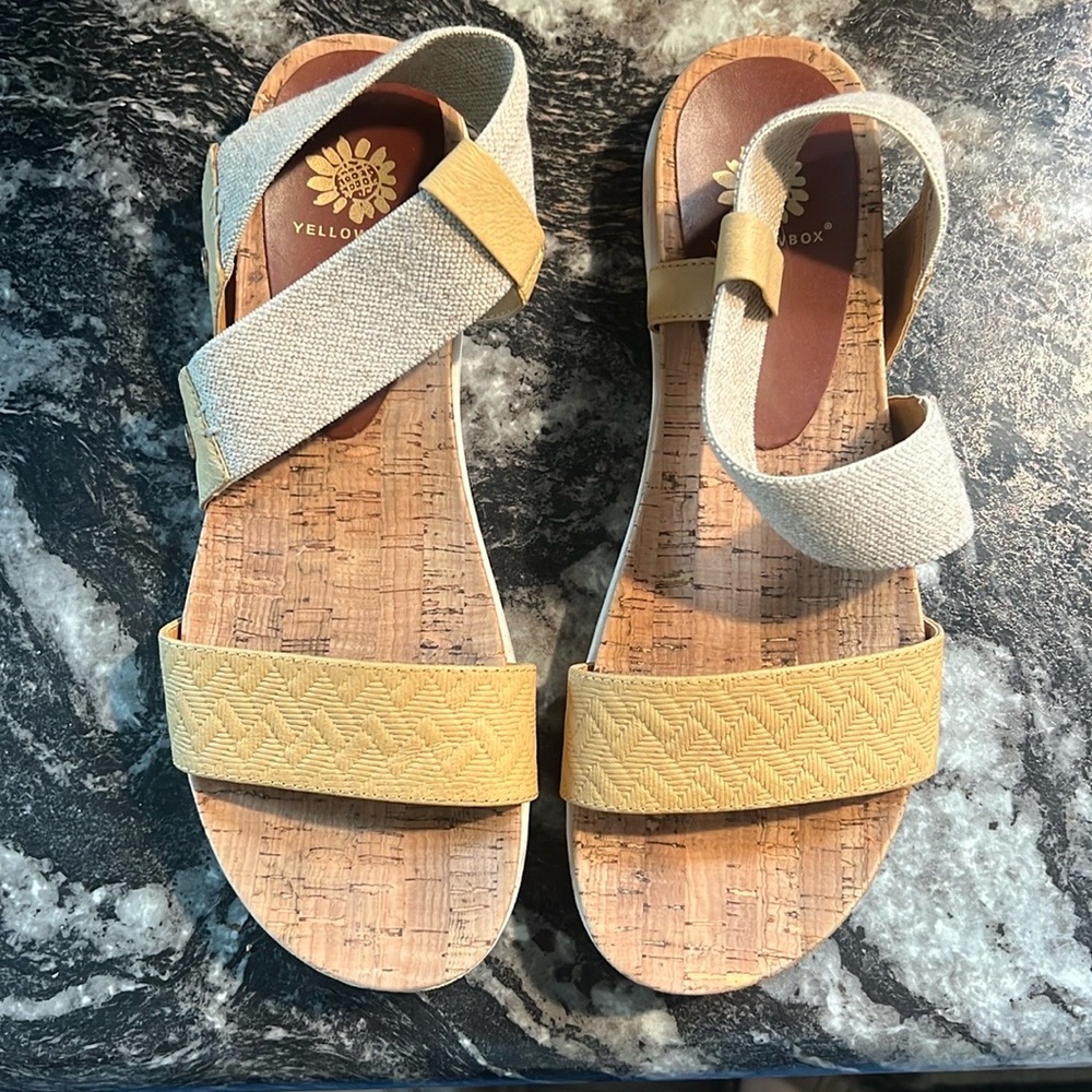 Yellow Box Sandals